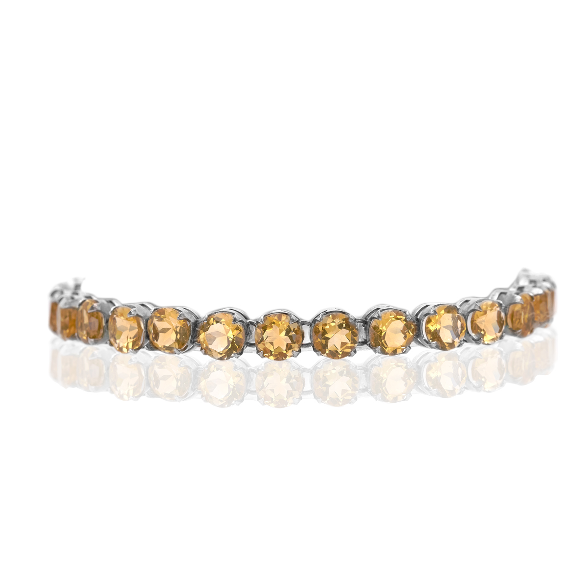 Bracelet citrine argent Clarity